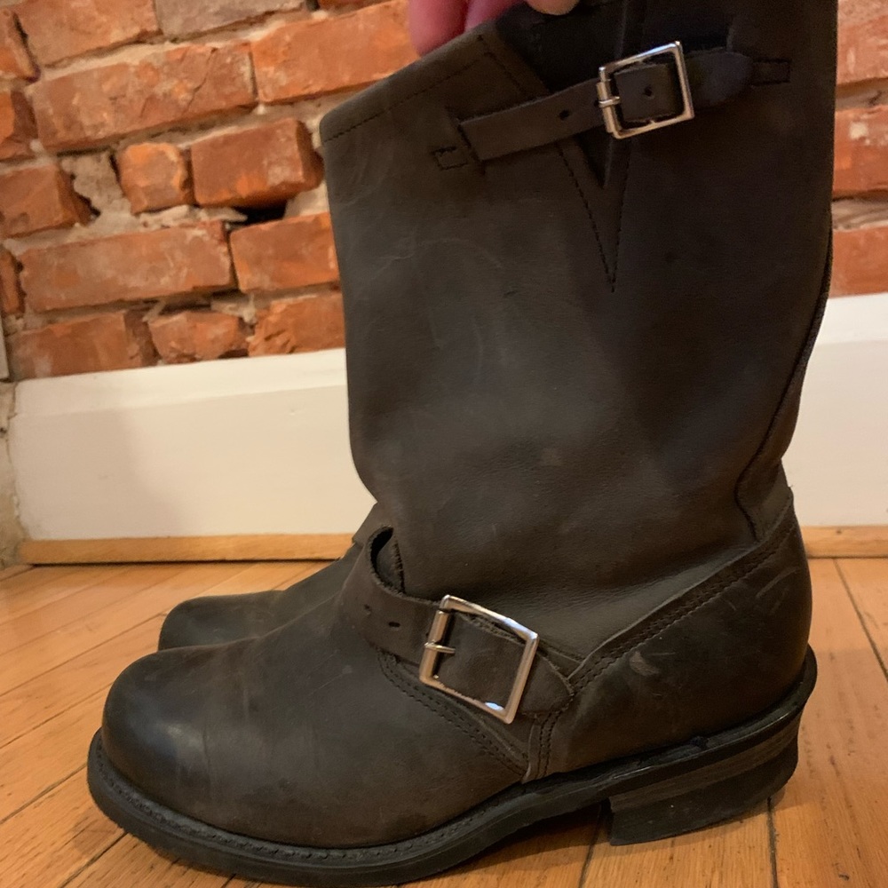 FRYE Grey Combat boots